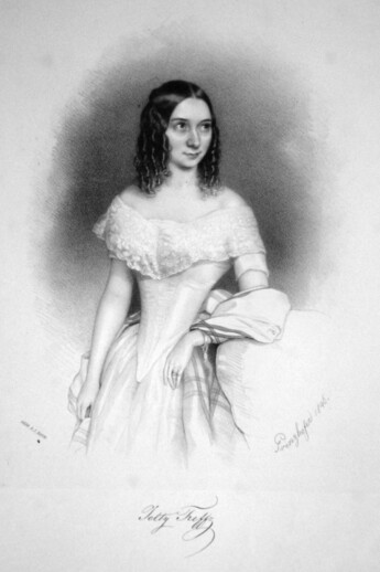 A painting of Henriette Strauss