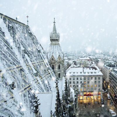 Wiener Innenstadt im Winter