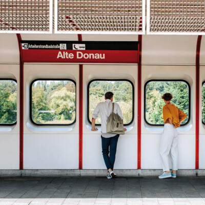 It's a 10-minute underground ride from the Hotel Henriette to the Alte Donau in Vienna.