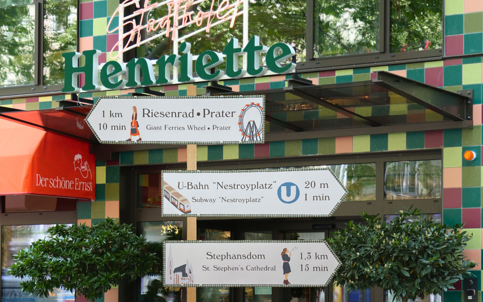Go from the centrally-located 4-star Hotel Henriette on Praterstrasse right into the heart of Vienna
