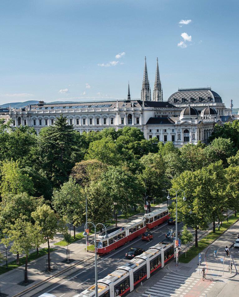 Gruß aus Wien - wunderbarer Blick auf die Stadt Wien