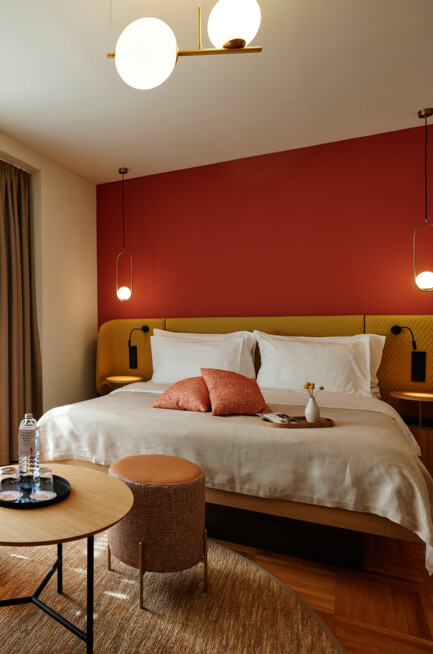 Circular Living Zimmer inspired by Cradle to Cradle im Henriette Stadthotel in Wien.