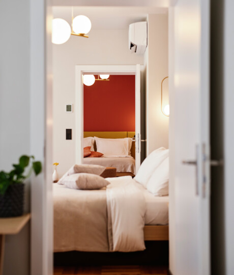 Circular Living Zimmer inspired by Cradle to Cradle im Henriette Stadthotel in Wien.