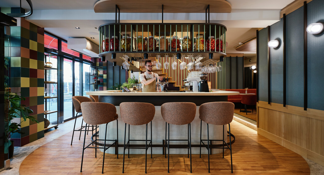 A cappuccino and a homemade Kipferl with nut filling, just like grandma used to make.