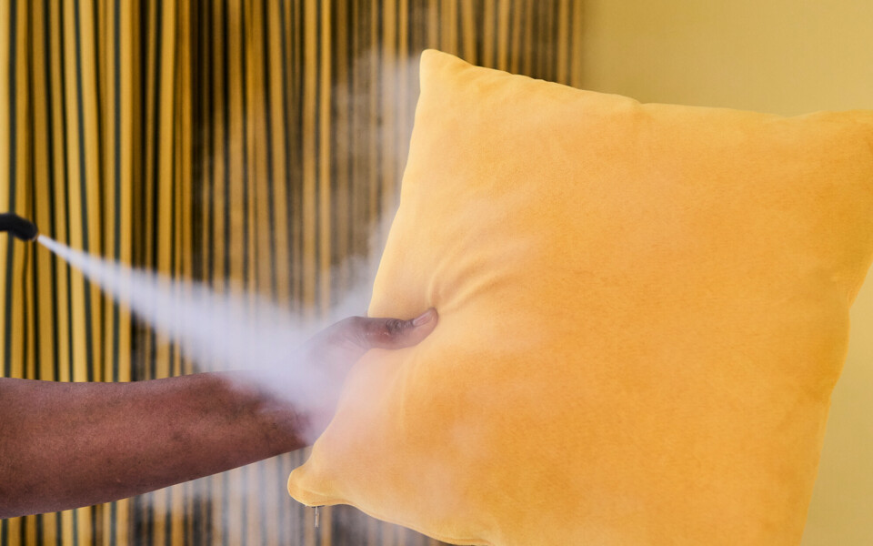 Pulizia senza prodotti chimici all'Hotel Henriette - perfetta per chi soffre di allergie.