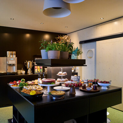 Frühstücksbuffet im 4* Hotel Henriette in Wien.