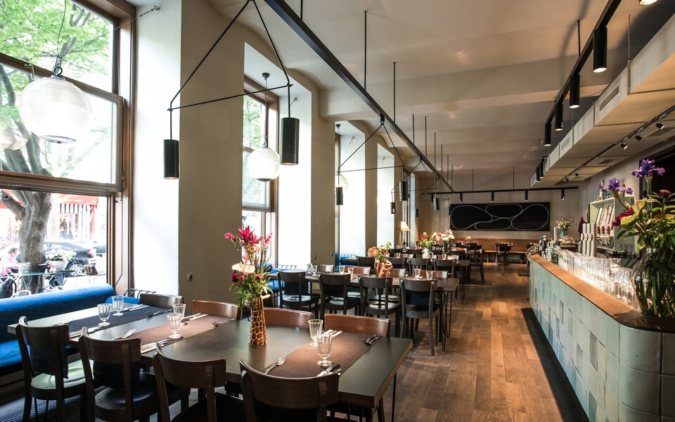 Interior of the Cafe Ansari on Vienna's Praterstrasse
