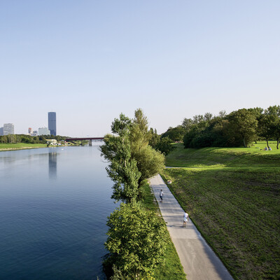 Donauufer in Wien