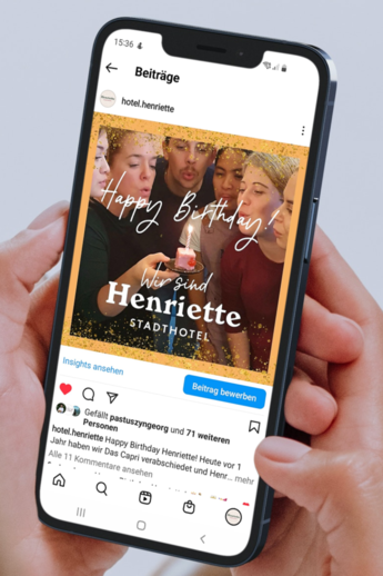Hotel Henriette: Schon unseren Instagram-Kanal abonniert?