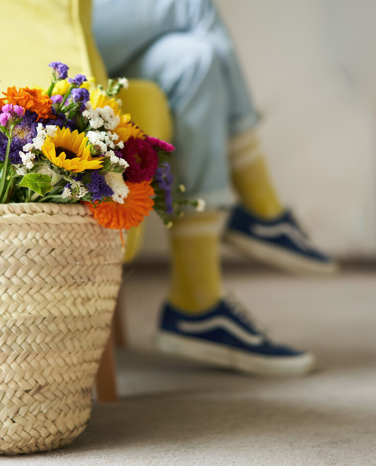 Flowers in a basket at the 4-star Henriette City Hotel in the heart of Vienna.