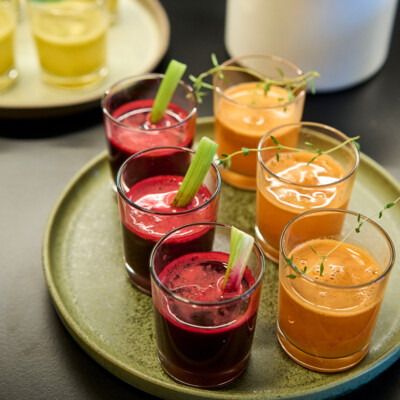 Fruit cocktails from the region