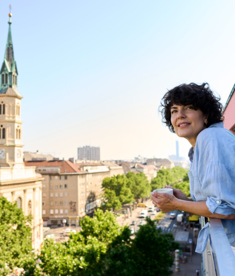 Ausblick aus dem Hotel Henriette