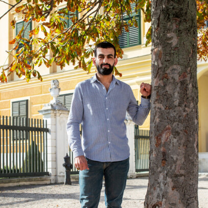 Employee at the 4* hotel Henriette taking a walk on the Danube Island