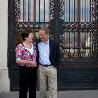 Das Ehepaar Jacek und Annelie Pastuszyn in Wien.