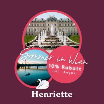 Summer in Vienna - get 10% off your stay at Henriette in July and August.