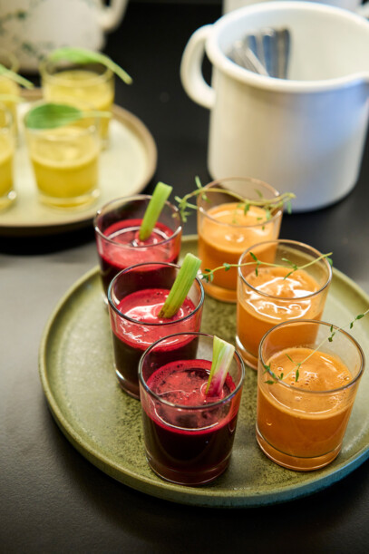 Bunte Vitamin-Booster zum Frühstück im Hotel Henriette