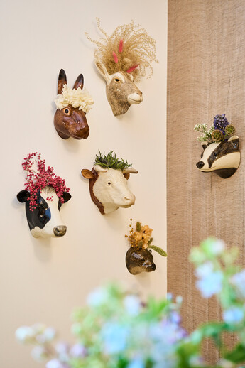 Wall decoration with flowers in the 4 star Boutique Hotel Henriette in Vienna