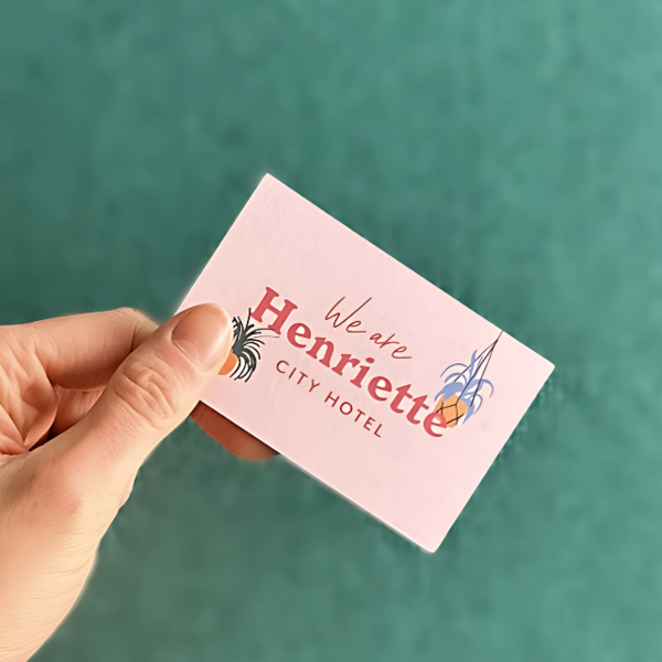 Visitenkarte des 4 Sterne Stadthotel Henriette im Zentrum von Wien