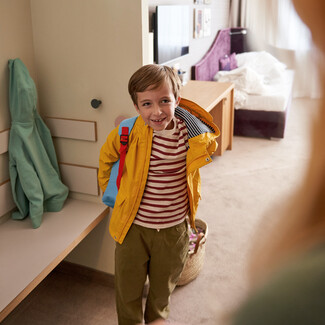 Guests of all ages feel right at home in your family hotel room in Vienna