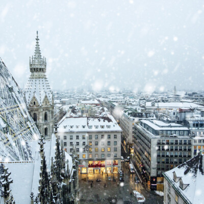 Wiener Innenstadt im Winter