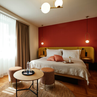 Circular Living in der Kategorie Superior Doppelzimmer mit Blick zum Innenhof.