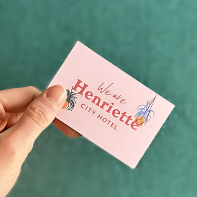 Visitenkarte des 4 Stern Hotel Henriette in Wien