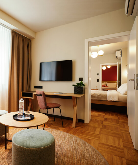 Circular Living in the Family Suite category with two bedrooms.