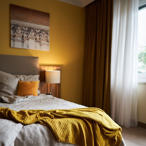 Snuggle down and dream of Vienna - sleep better in organic bedding made from 100% natural materials at Hotel Henriette